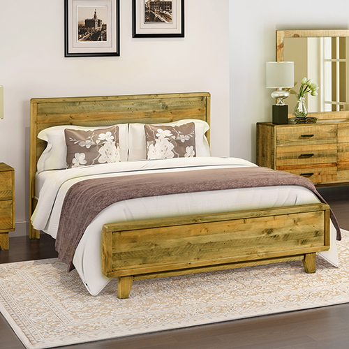 Timber Bed Frame, Strong Queen Size Bed Frame