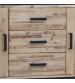 Seashore Buffet In Solid Acacia Timber with Black Border In Silver Brush Colour