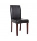 2x New Montina Premium Leatherette Wooden Dining Chairs in multiple Colour