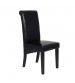 New 2x Swiss wooden Frame Leatherette Dining Chairs in Multiple Colour