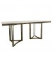 Fancy Dining Table Stainless Gold Frame & Top Marble in Multiple Colour