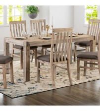 Java Solid and Veneered Acacia Dining Table in Multiple Size