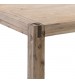 Java Solid Acacia Timber Veneered Classic Oak Dining Table in Large Size