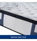Latex Pillow Top 100% Natural Latex Layer  Pillow Top Pocket Spring Medium Firm Mattress