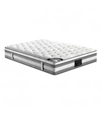 Premium Euro Top Pocket Spring Coil with Knitted Fabric Medium Firm 33cm Mattress 