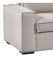 Ada Multifunctional 3 Seater Sofa Bed Fabric Upholstery Wooden Structure