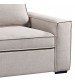 Ada Multifunctional 3 Seater Sofa Bed Fabric Upholstery Wooden Structure