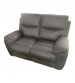 Finlay Charcoal 2R Finest Fabric Electric Recliner Feature Multi Positions Ultra Cushioned USB Outlets 
