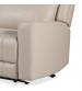 Berlin 5 Seater Sectional Leather Sofa Two Power Slide King Size Beige color Multifunctional Console 