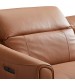 London Corner Sofa Chaise Premium Genuine Leather Power Slide Left Chaise Cup-holder Charging Point