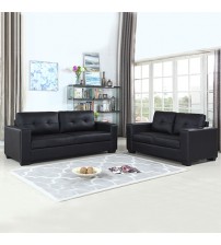 3+2 Seater Lounge Nikki Leatherette Sofa Couch