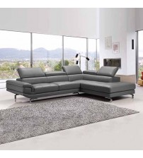 Fully Upholstered Vienna Dark Grey Sofa