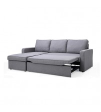 Yarra Beautiful Corner Sofa Bed Grey