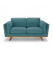 York 2 Seater Armchair Sofa Modern Lounge in Multiple Colour