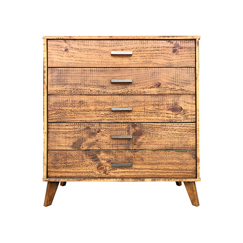 Cob&Co Five Drawers Tallboy Rustic Colour