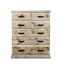 Drover 6 Drawers Tallboy Ozzy Colour