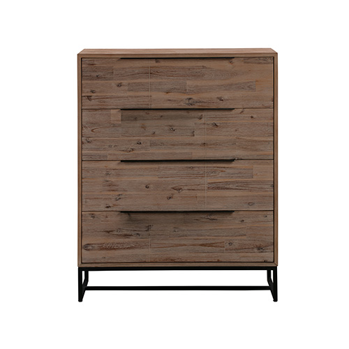 Hannah Solid timber with 4 Drawers Tallboy