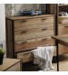 Mascot Tallboy 4 Storage Drawers Particle Board Construction in Oak Colour